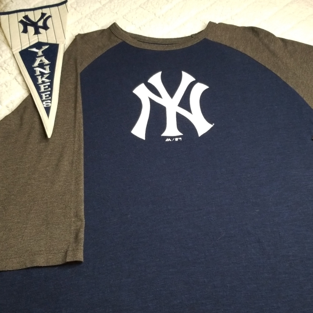 ⚾️ MEN'S NYY Raglan sleeve t-shirt two tone ⚾️